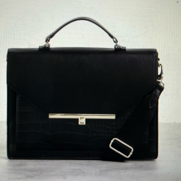 Béis “The Messenger” bag in Black Croc - excellent condition, used a few times! - Picture 6 of 6
